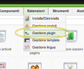 Selezione Plugin Selezione Plugin