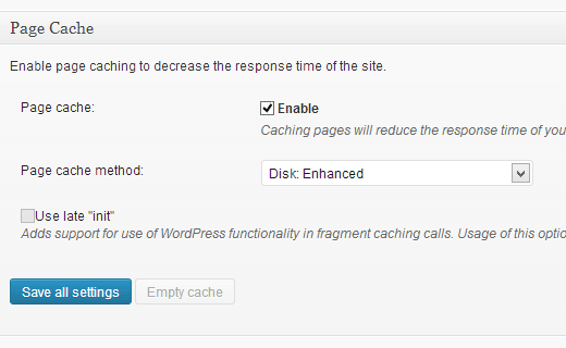 page-cache-w3total